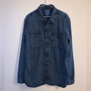 Levi’s Blue Stonewash Shirt Size Large
